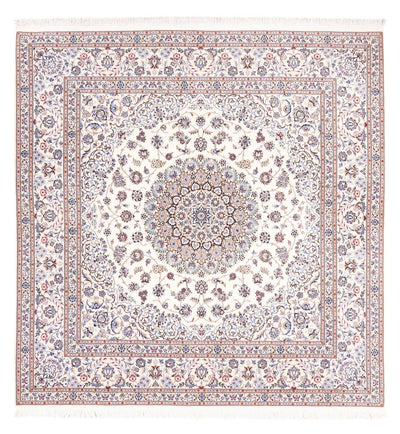 Nain - 6La Tapijt 201x203cm - Perzisch tapijt - crème