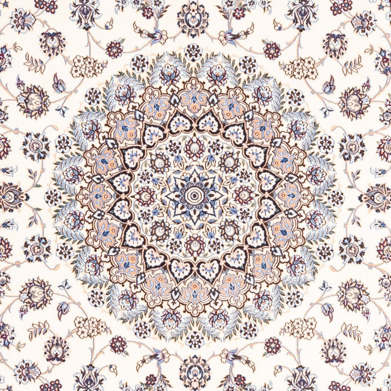 Perzisch tapijt - Nain - Premium vierkant  - 203 x 201 cm - crème