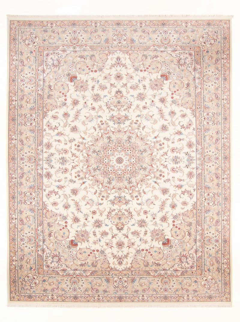 Perzisch tapijt - Tabriz - Royal - 343 x 247 cm - crème