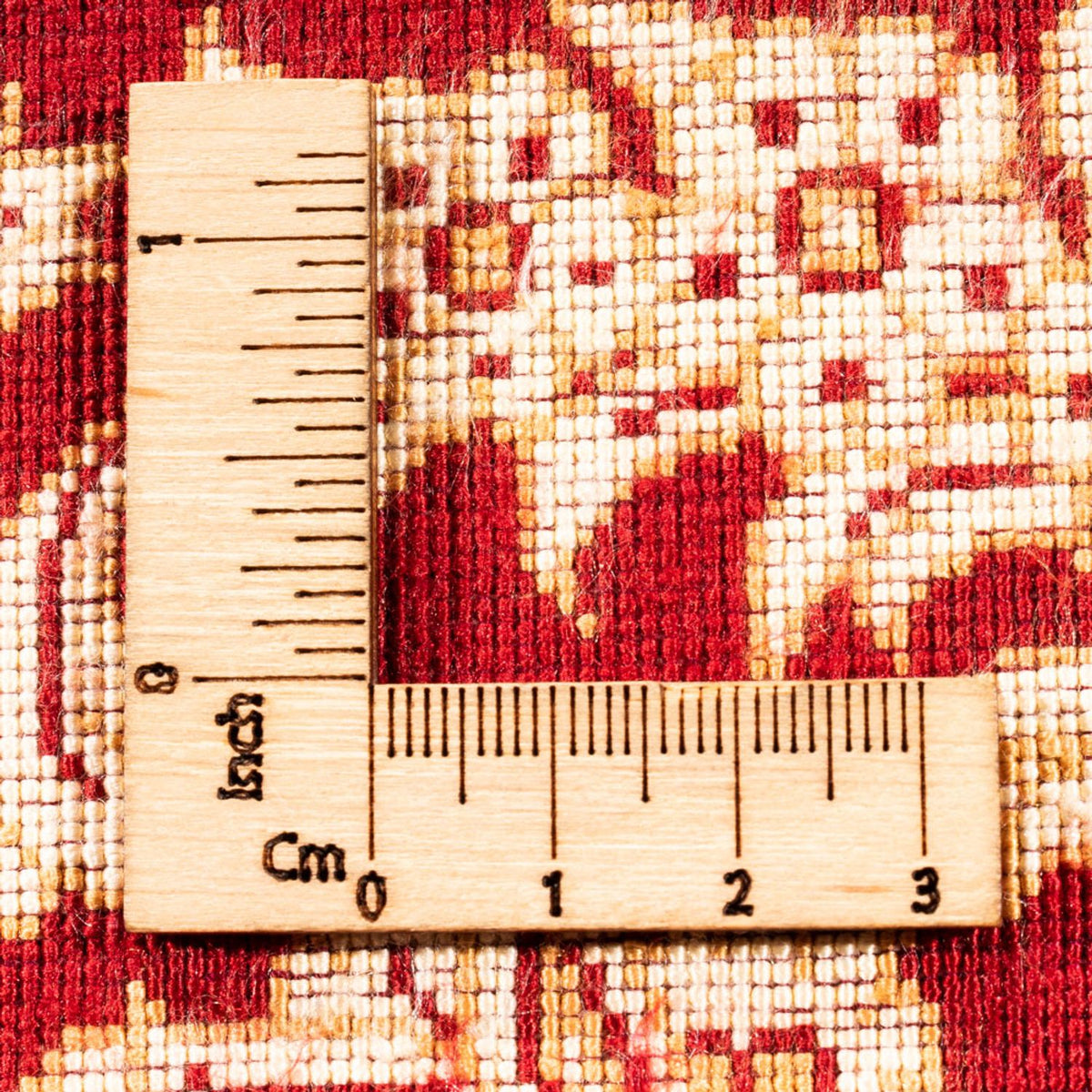 Zijden tapijt - Ghom Silk - Premium vierkant  - 200 x 200 cm - goud