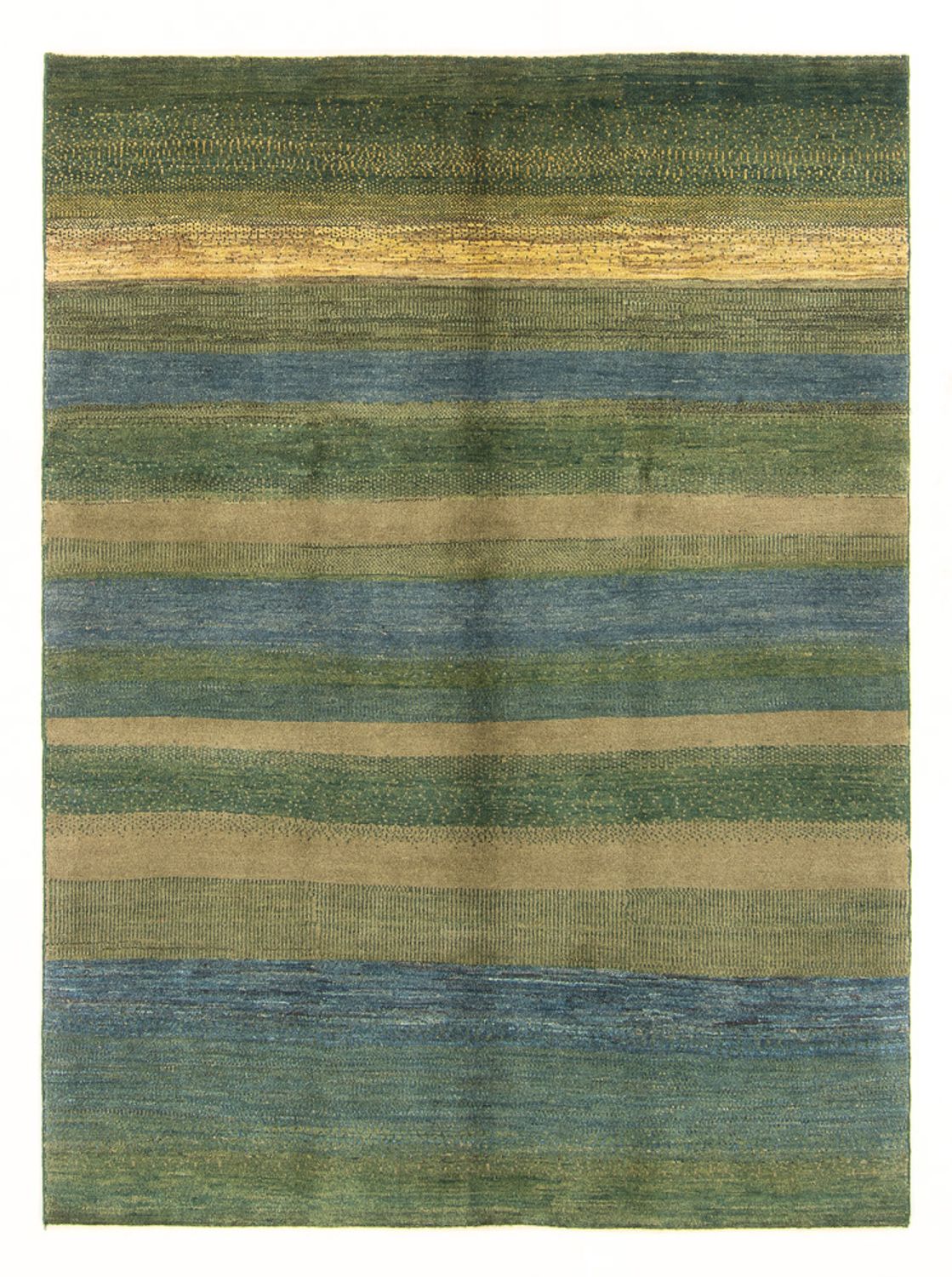 Gabbeh tapijt - Perzisch - 208 x 150 cm - lichtgroen