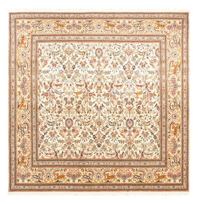 Tabatabaei Tapijt 205x205cm - Perzisch tapijt - crème