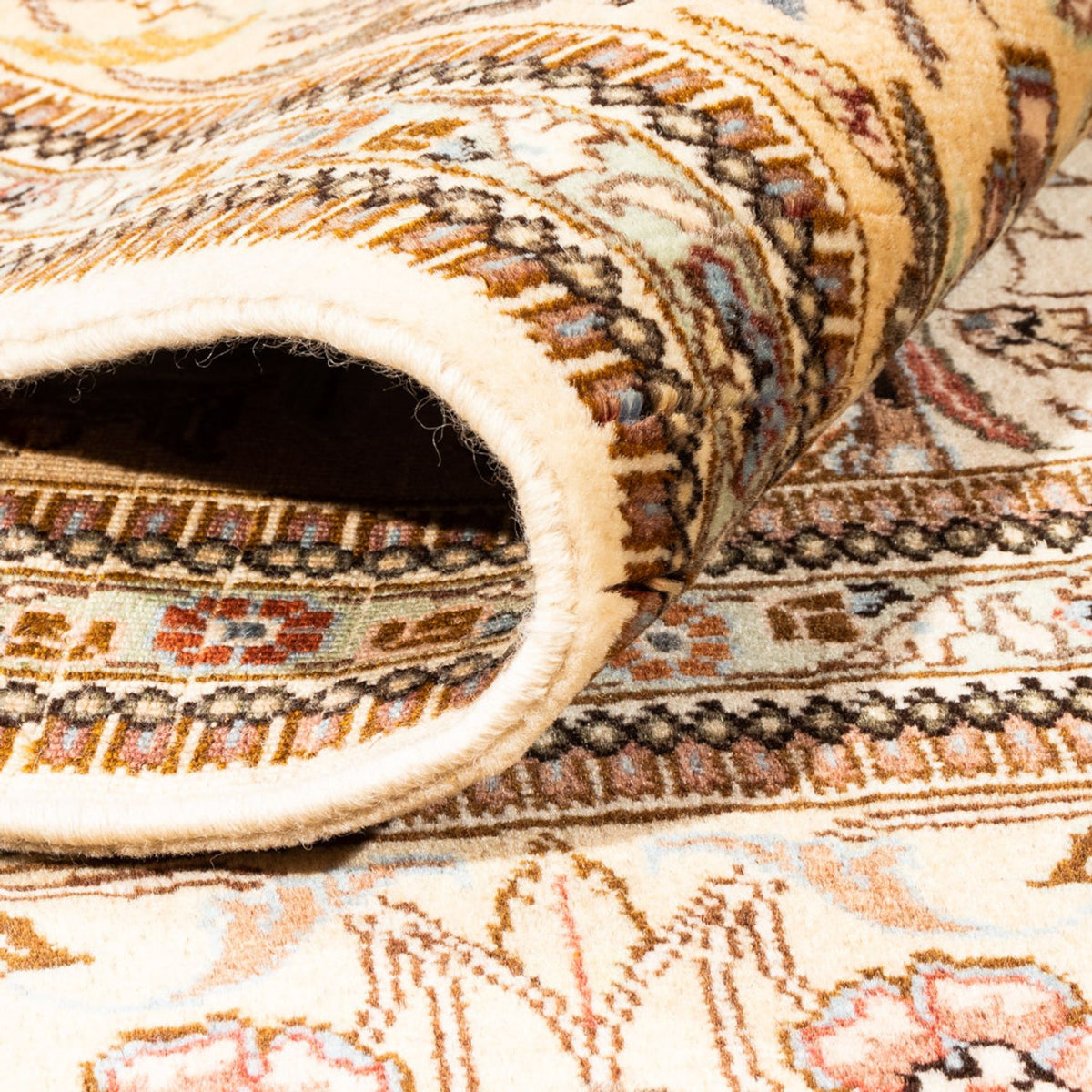 Perzisch tapijt - Klassiek vierkant  - 205 x 205 cm - crème