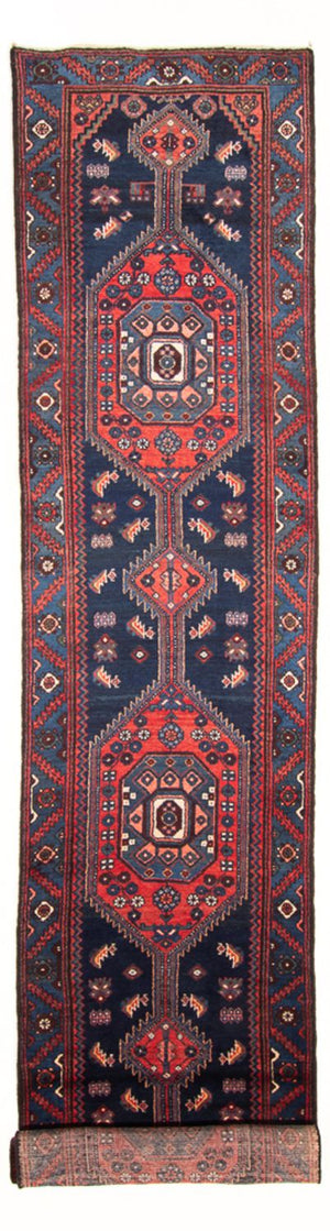 Loper Perzisch Tapijt - Nomadisch - 515 x 105 cm - donkerblauw
