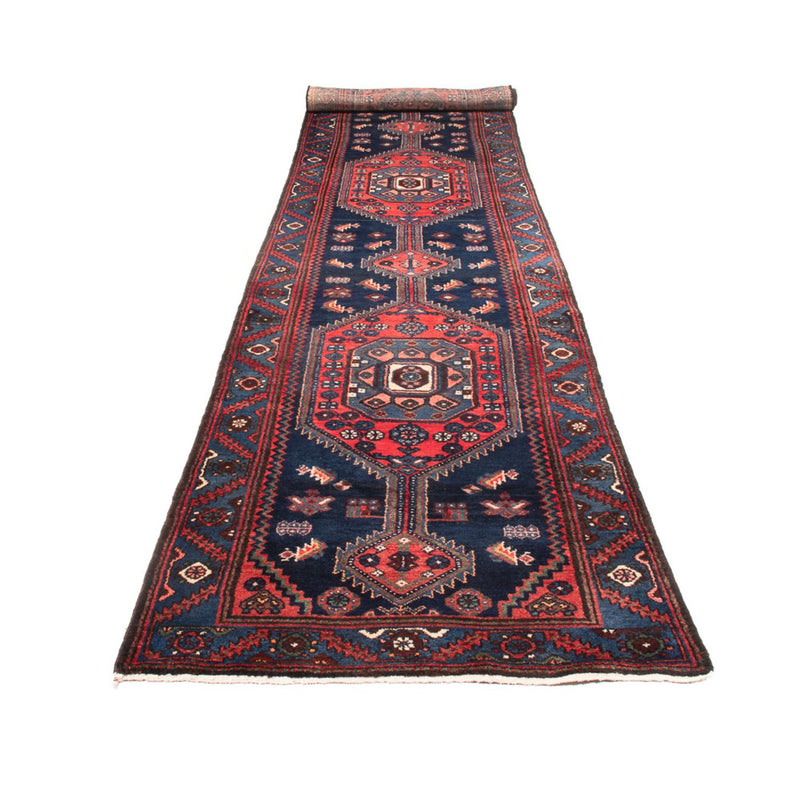 Loper Perzisch Tapijt - Nomadisch - 515 x 105 cm - donkerblauw
