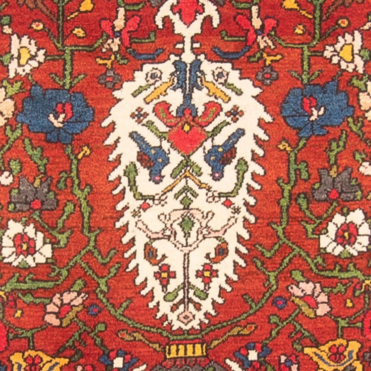 Loper Perzisch Tapijt - Nomadisch - 350 x 118 cm - rood