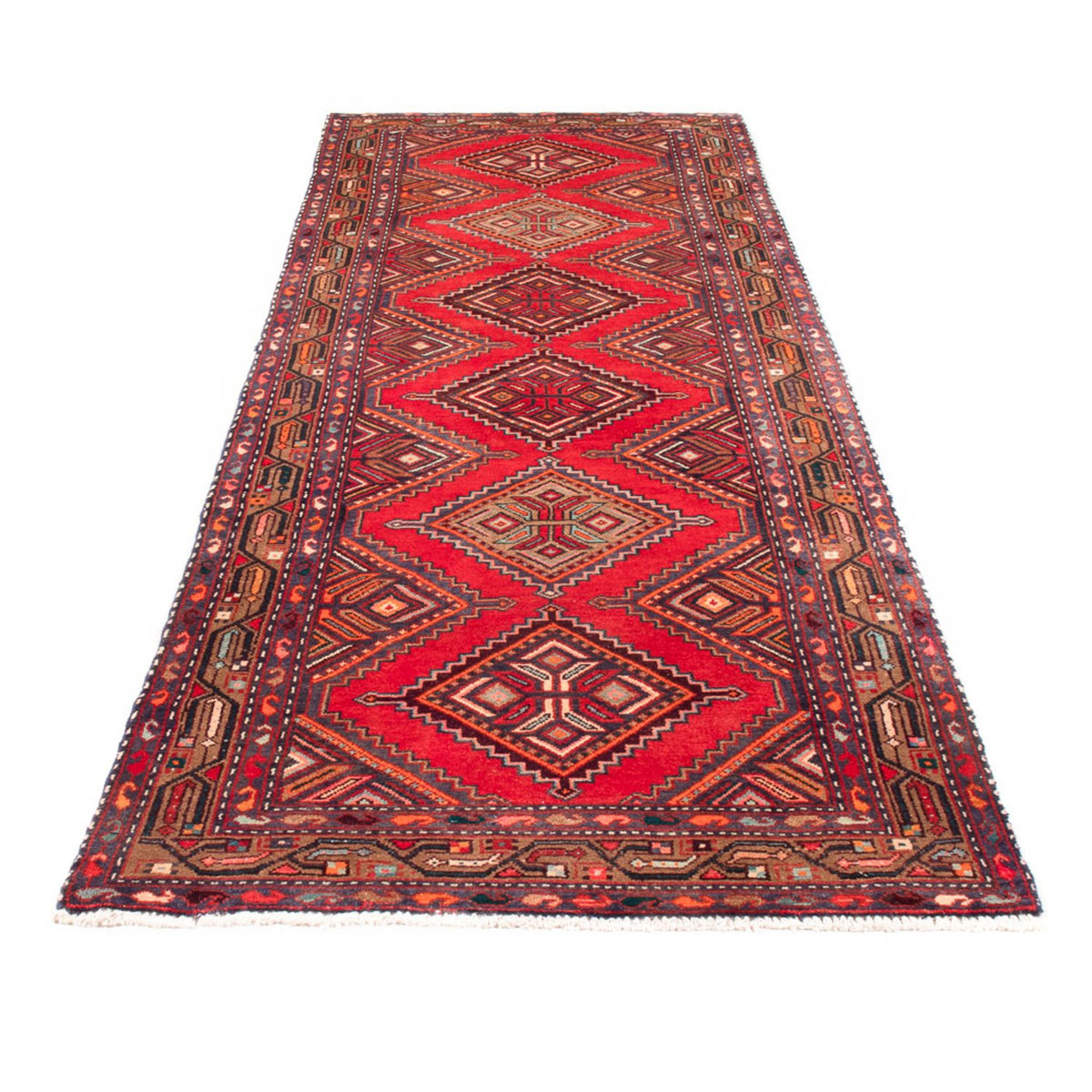 Loper Perzisch Tapijt - Nomadisch - 300 x 102 cm - rood