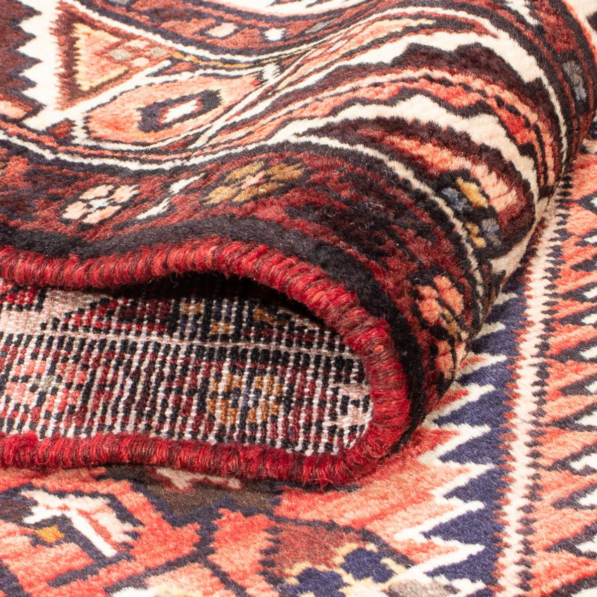 Loper Perzisch Tapijt - Nomadisch - 350 x 116 cm - rood