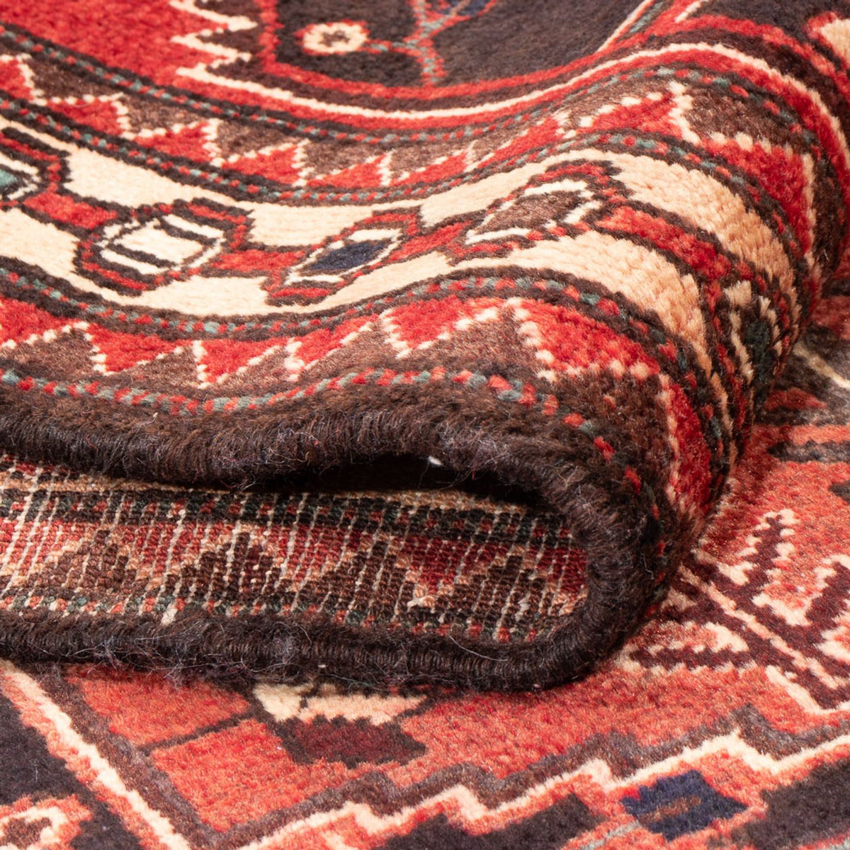 Loper Perzisch Tapijt - Nomadisch - 324 x 124 cm - donkerblauw