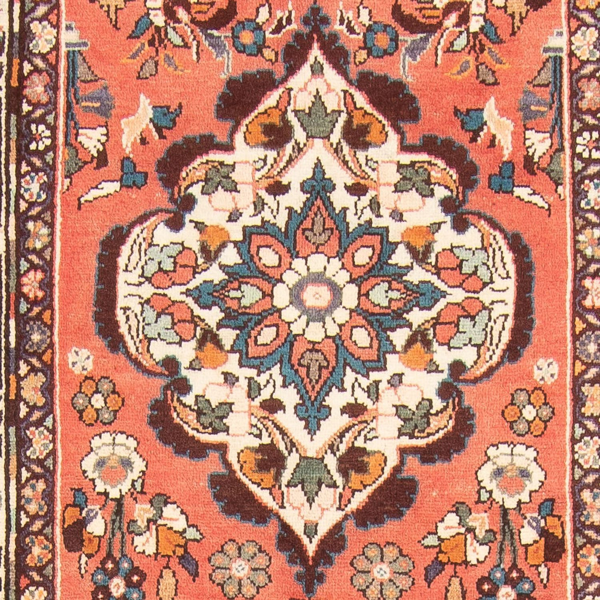 Loper Perzisch Tapijt - Nomadisch - 449 x 127 cm - rood