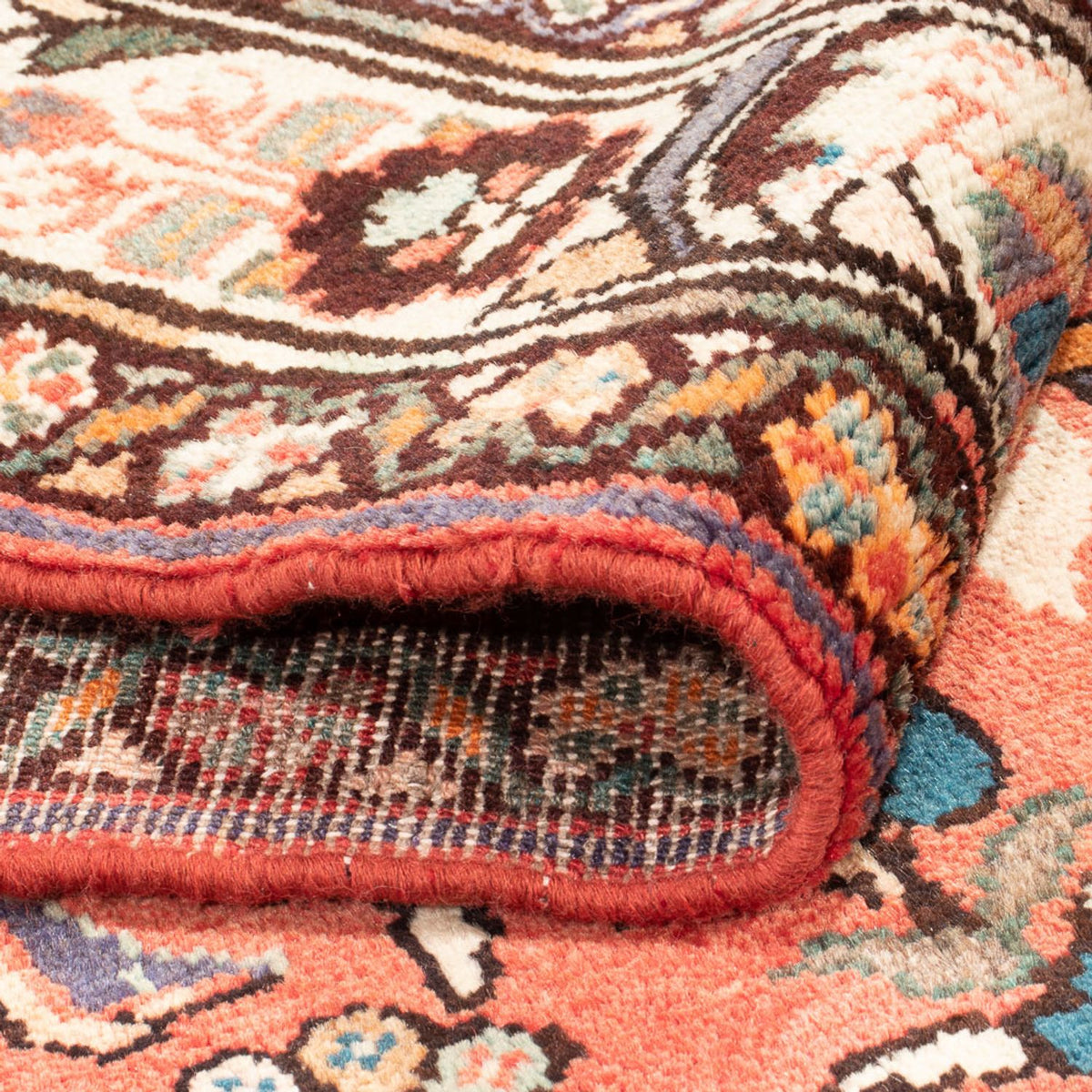 Loper Perzisch Tapijt - Nomadisch - 449 x 127 cm - rood