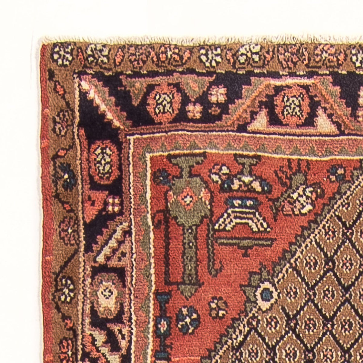 Loper Perzisch Tapijt - Nomadisch - 254 x 99 cm - beige