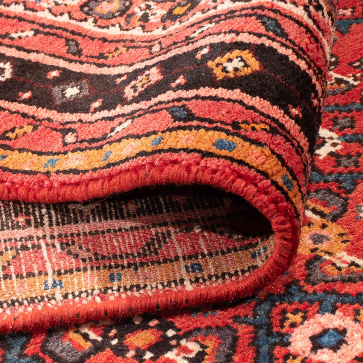 Loper Perzisch Tapijt - Nomadisch - 385 x 105 cm - rood