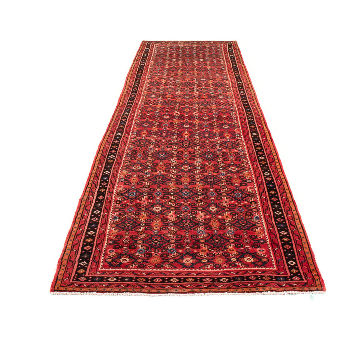 Loper Perzisch Tapijt - Nomadisch - 385 x 105 cm - rood