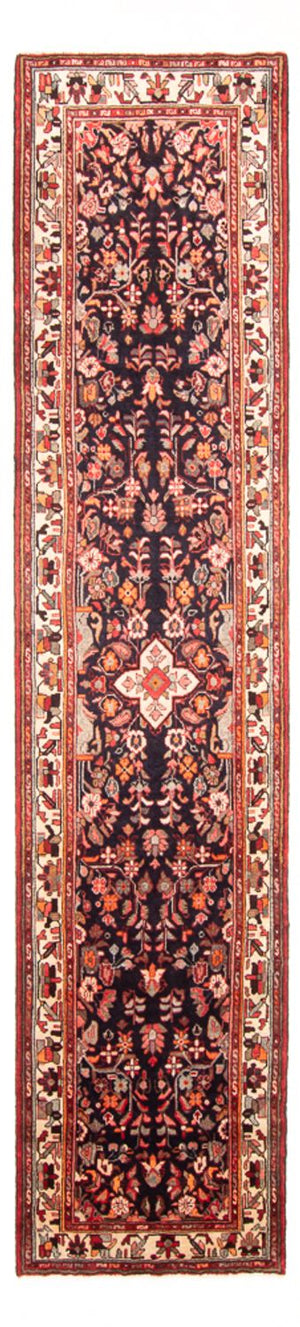 Loper Perzisch Tapijt - Nomadisch - 391 x 100 cm - donkerblauw