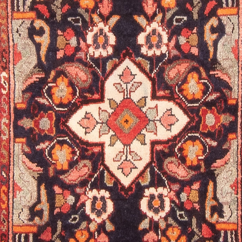 Loper Perzisch Tapijt - Nomadisch - 391 x 100 cm - donkerblauw