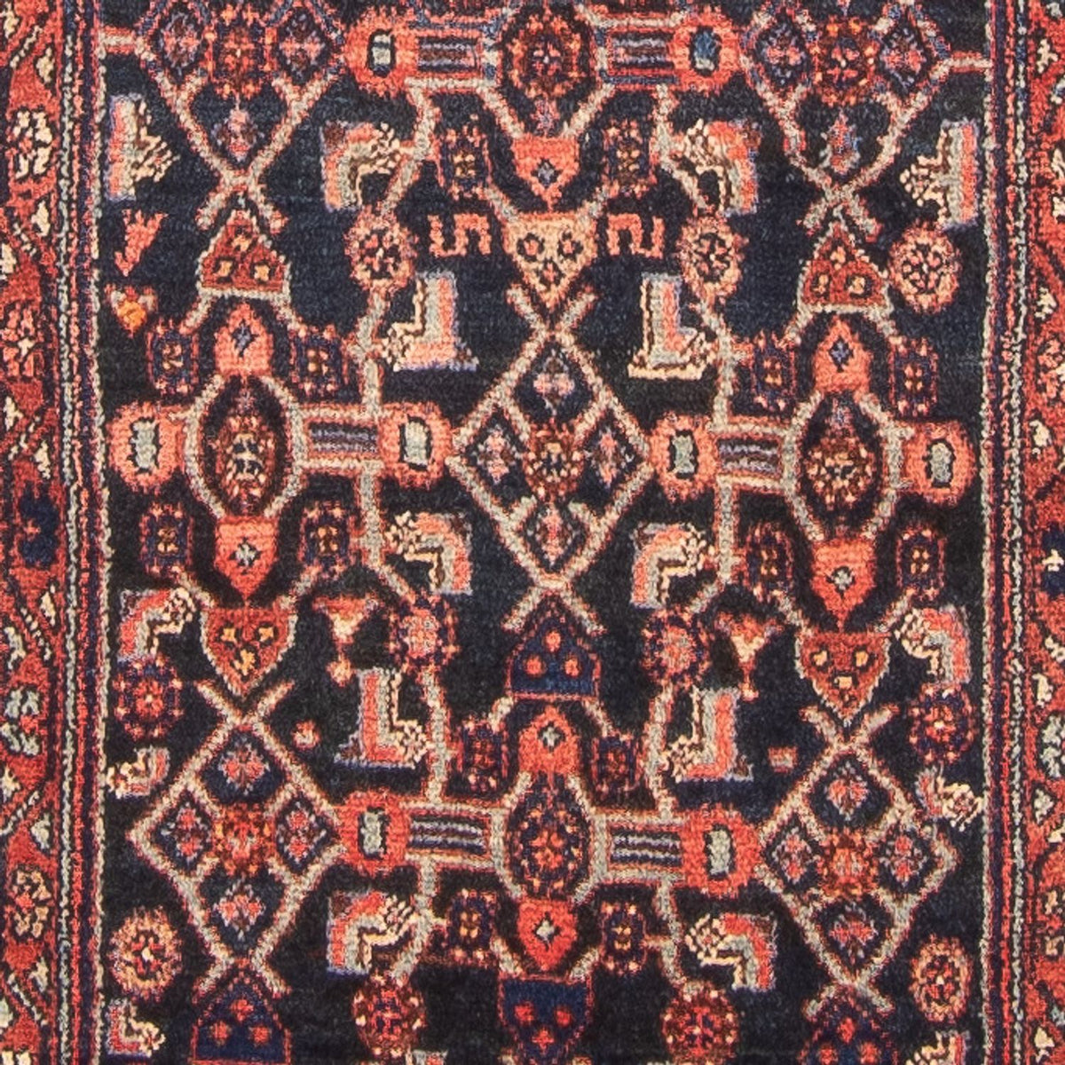 Loper Perzisch Tapijt - Nomadisch - 432 x 112 cm - donkerblauw