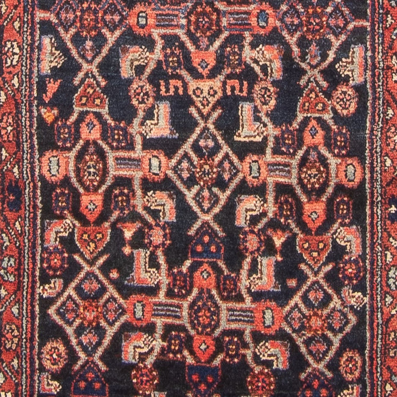 Loper Perzisch Tapijt - Nomadisch - 432 x 112 cm - donkerblauw