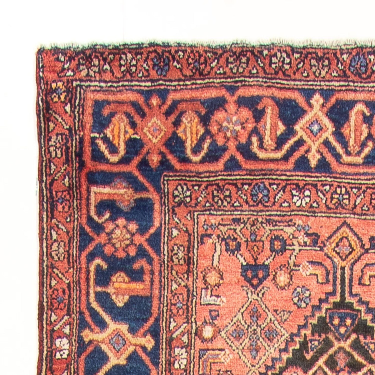 Loper Perzisch Tapijt - Nomadisch - 432 x 112 cm - donkerblauw