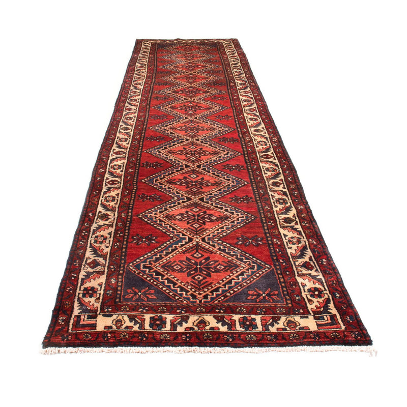 Loper Perzisch Tapijt - Nomadisch - 391 x 100 cm - rood