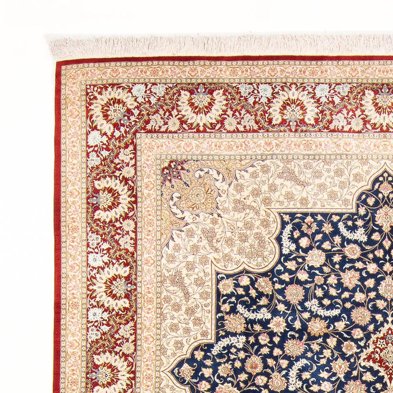 Zijden tapijt - Ghom Silk - Premium - 287 x 196 cm - blauw