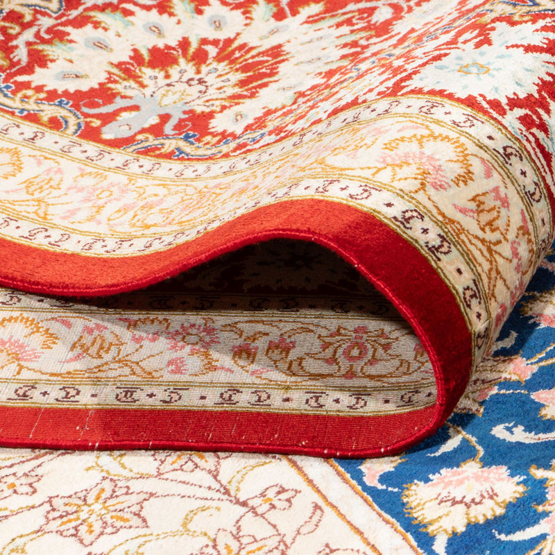 Zijden tapijt - Ghom Silk - Premium - 287 x 196 cm - blauw