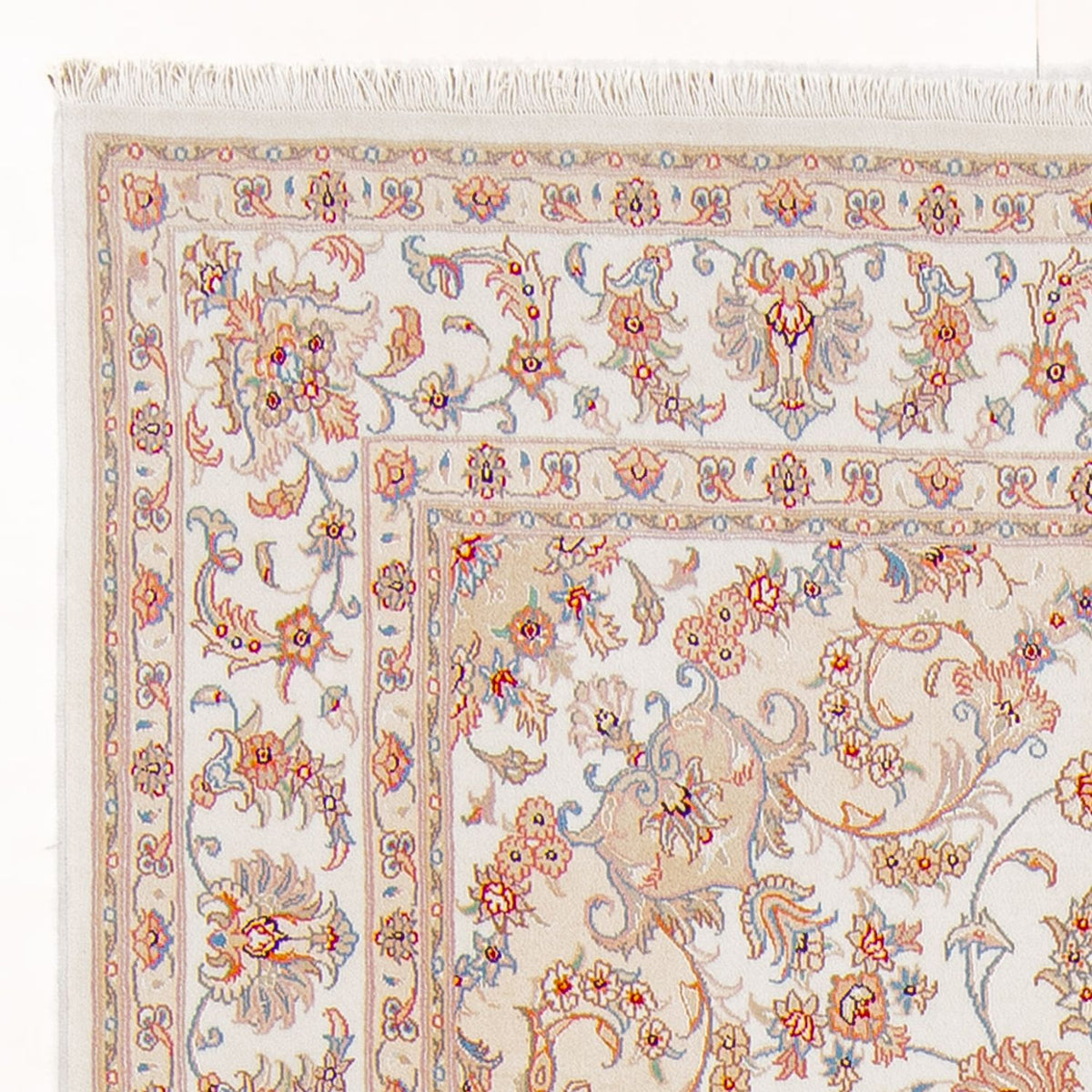 Perzisch tapijt - Tabriz - Royal - 240 x 169 cm - crème