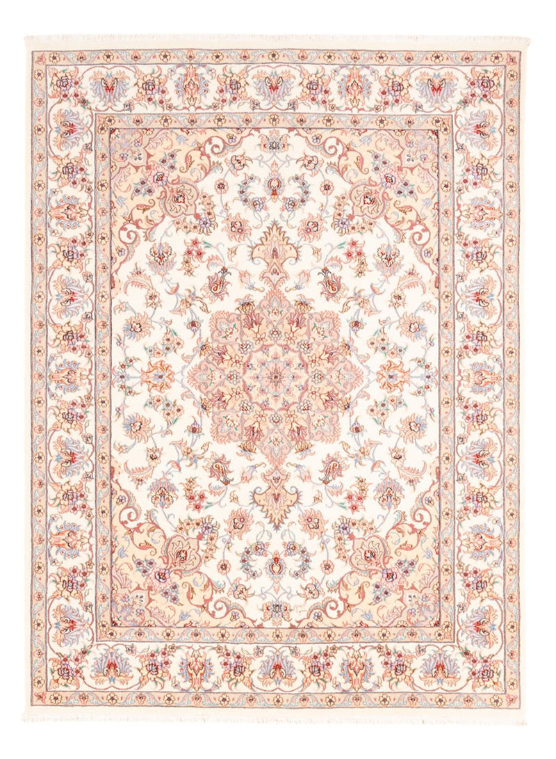 Perzisch tapijt - Tabriz - 198 x 149 cm - crème