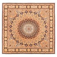 Perzisch tapijt - Tabriz - Royal vierkant  - 200 x 200 cm - licht beige