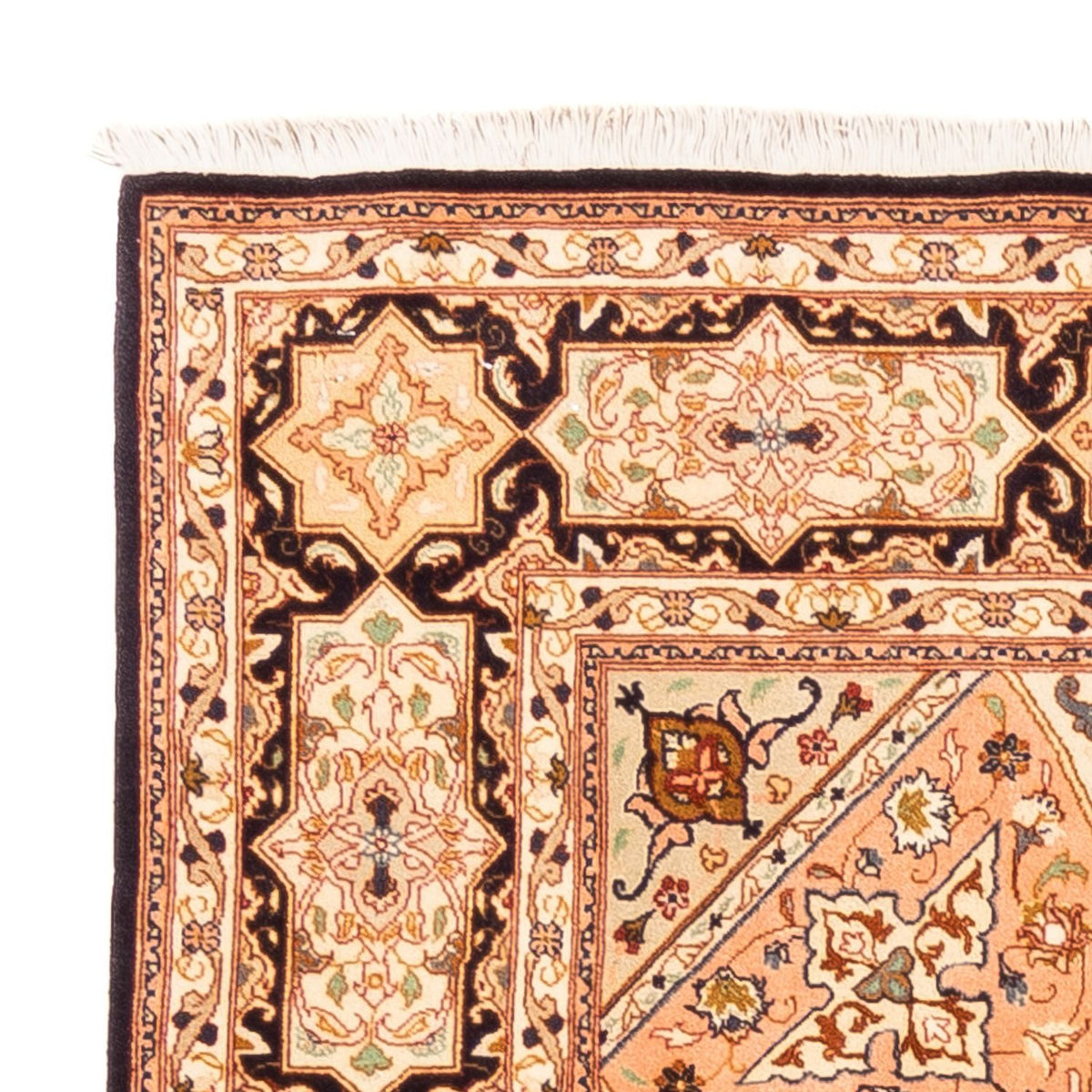 Perzisch tapijt - Tabriz - Royal vierkant  - 200 x 200 cm - licht beige