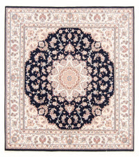 Perzisch tapijt - Tabriz - Royal - 220 x 198 cm - donkerblauw