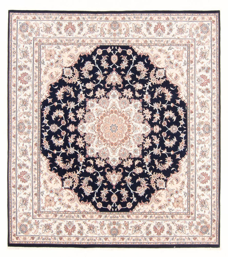 Perzisch tapijt - Tabriz - Royal - 220 x 198 cm - donkerblauw