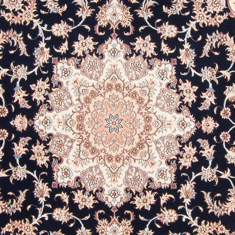 Perzisch tapijt - Tabriz - Royal - 220 x 198 cm - donkerblauw