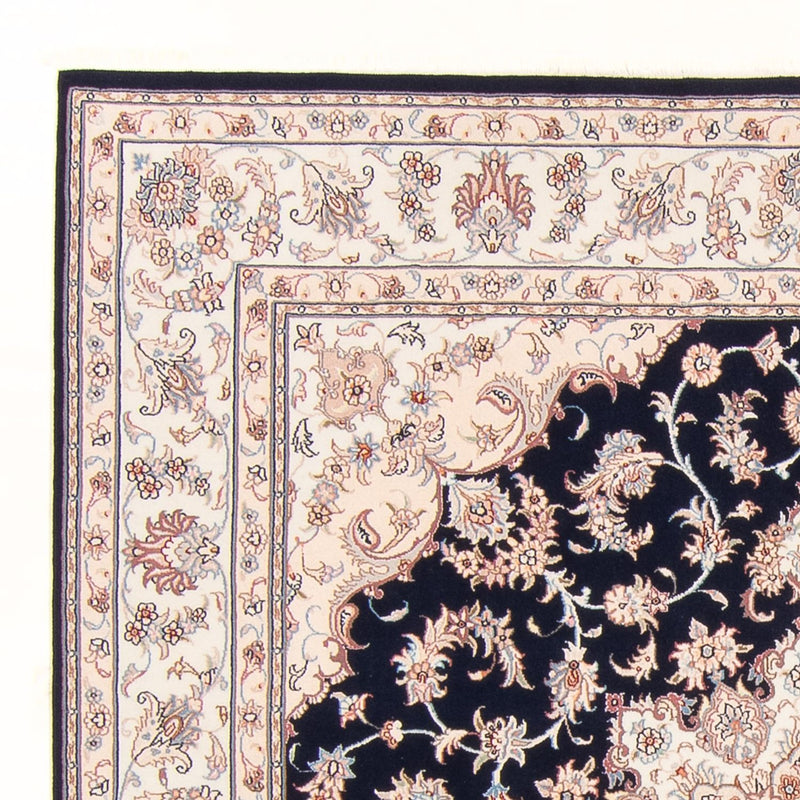 Perzisch tapijt - Tabriz - Royal - 220 x 198 cm - donkerblauw