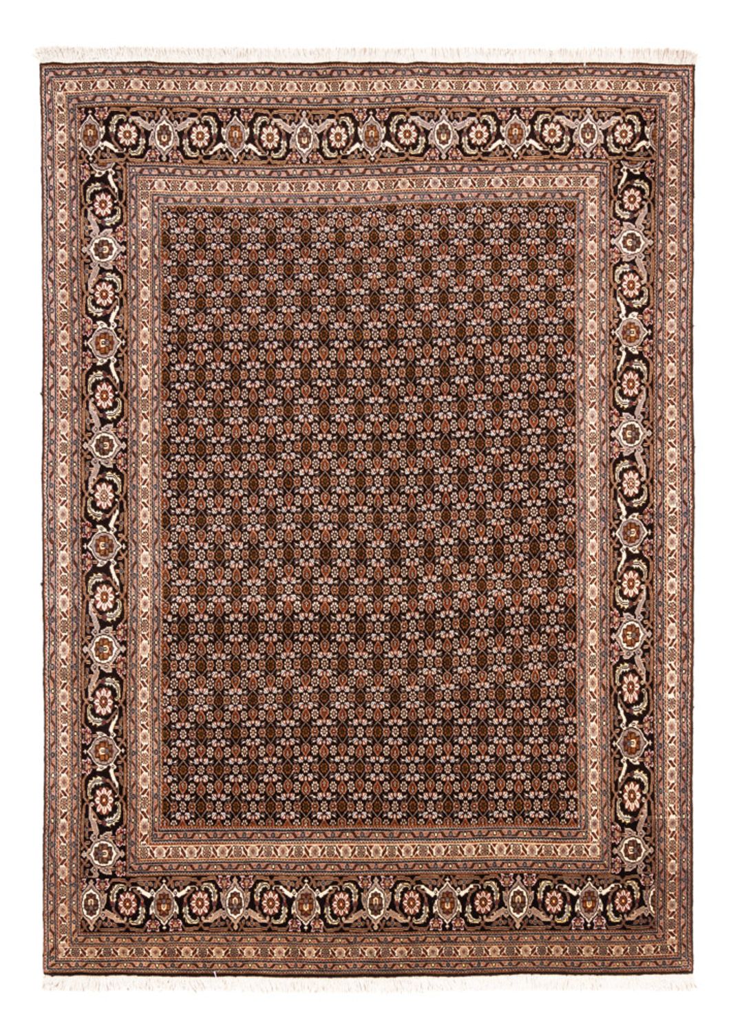 Perzisch tapijt - Tabriz - Royal - 237 x 178 cm - donkerblauw