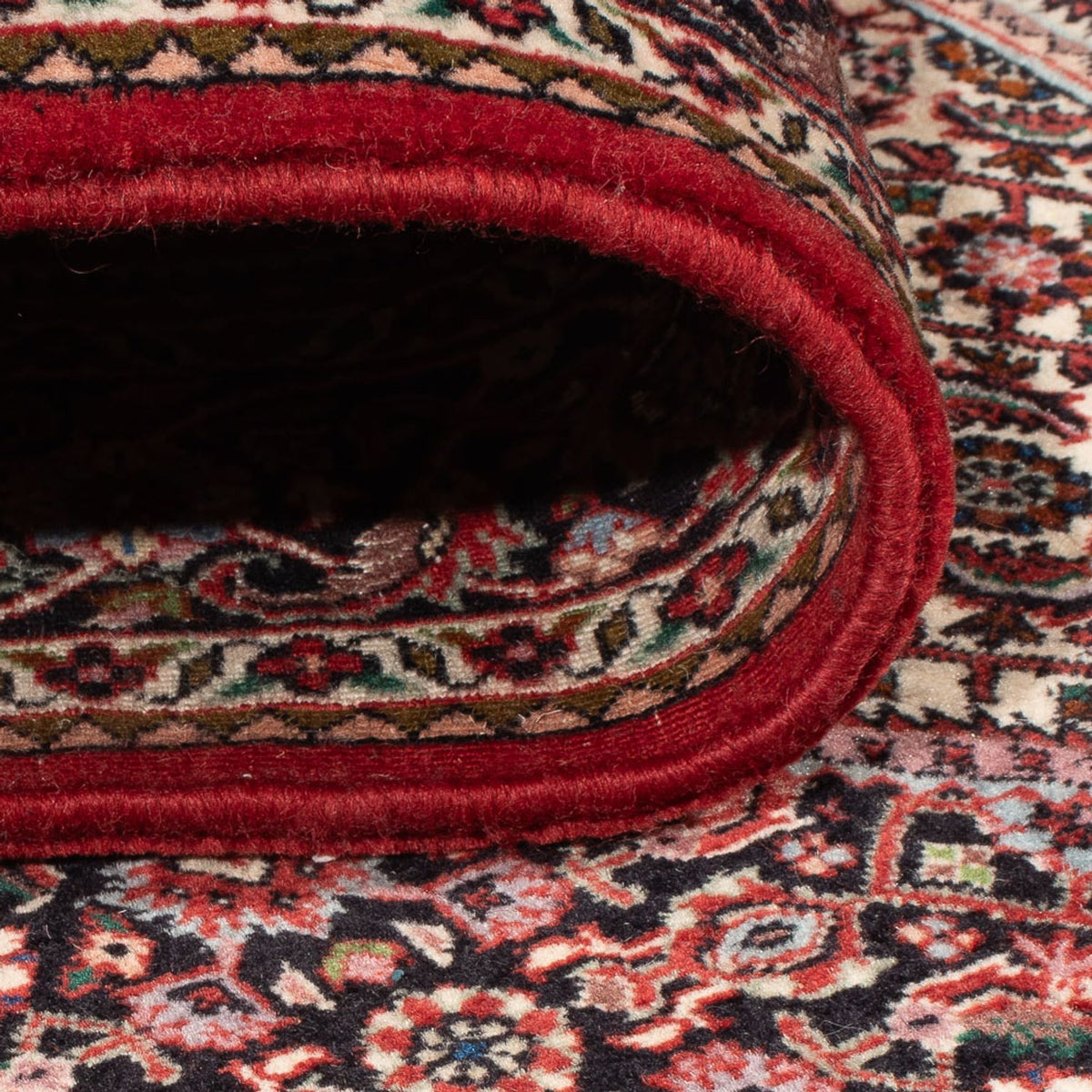 Loper Perzisch tapijt - Bijar - Koninklijk - 305 x 90 cm - beige