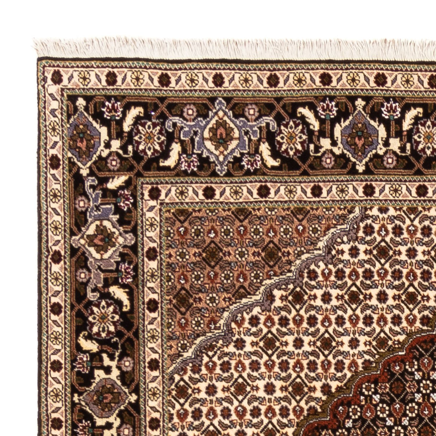Tabriz - 50 Raj Tapijt 203x198cm - Perzisch tapijt