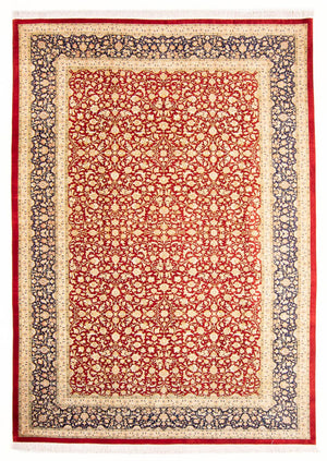 Zijden tapijt - Ghom Silk - Premium - 294 x 197 cm - rood