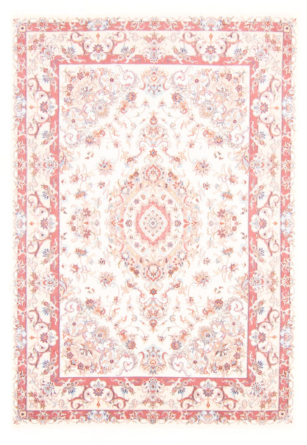 Perzisch tapijt - Tabriz - Royal - 238 x 167 cm - crème