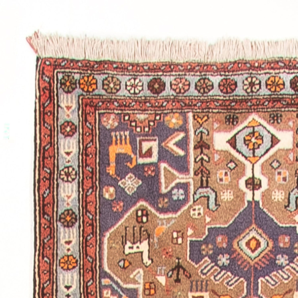 Loper Perzisch Tapijt - Nomadisch - 400 x 92 cm - veelkleurig