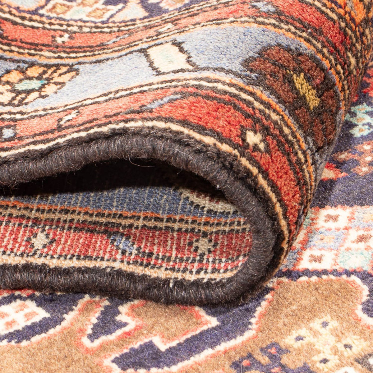 Loper Perzisch Tapijt - Nomadisch - 388 x 92 cm - veelkleurig