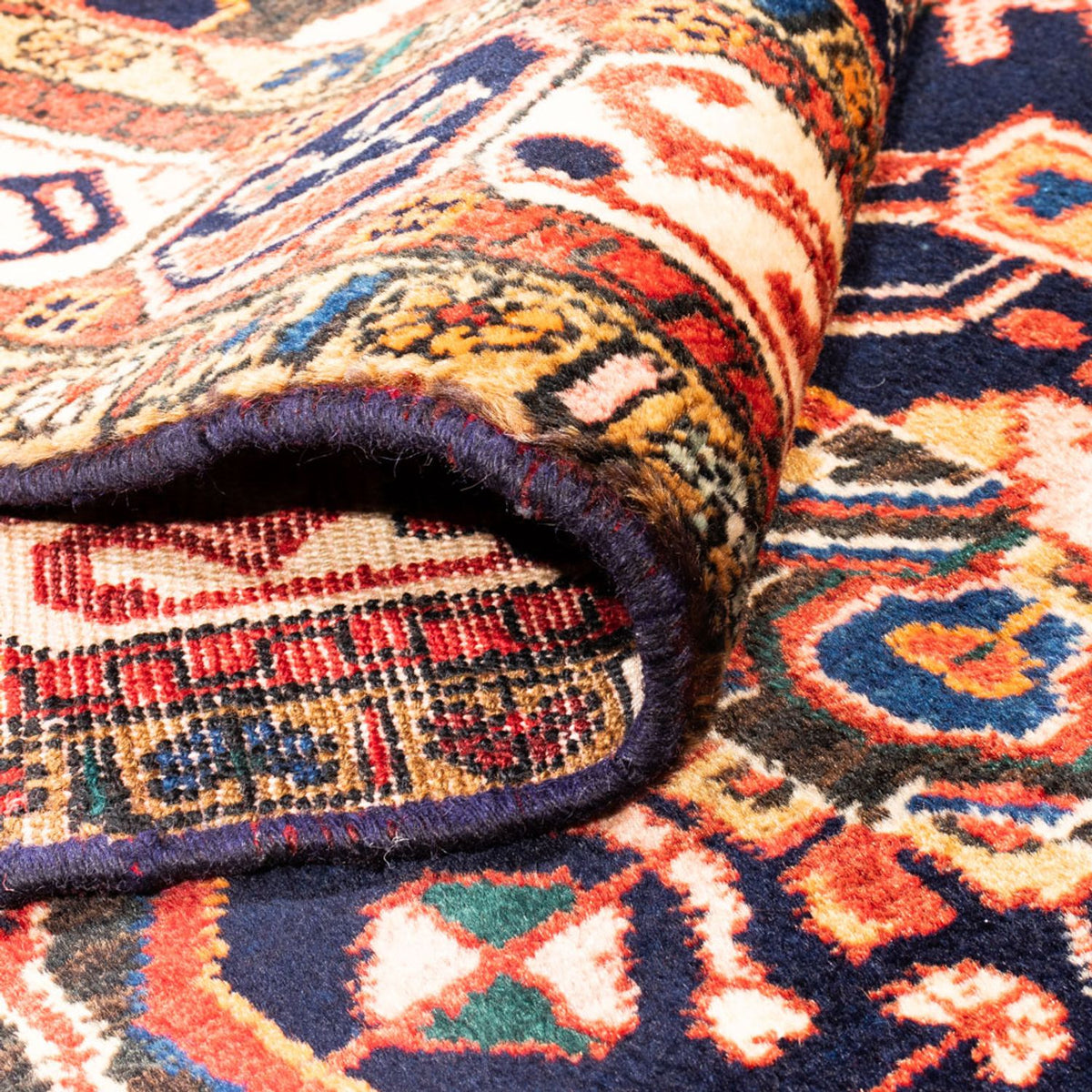 Perzisch Tapijt - Nomadisch - 295 x 158 cm - donkerblauw