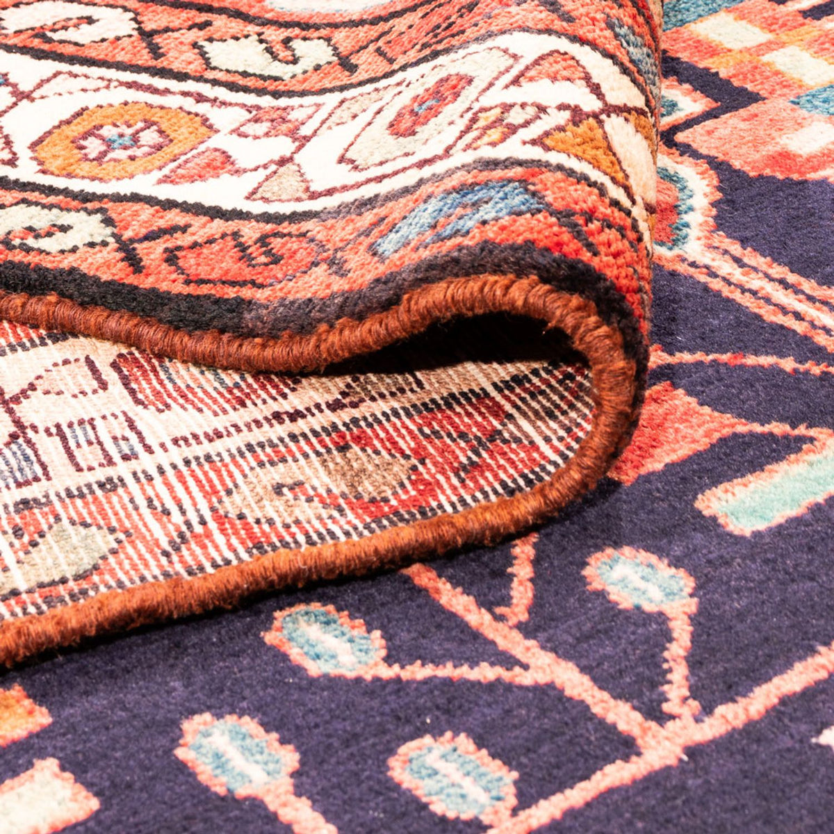 Perzisch Tapijt - Nomadisch - 290 x 160 cm - donkerblauw