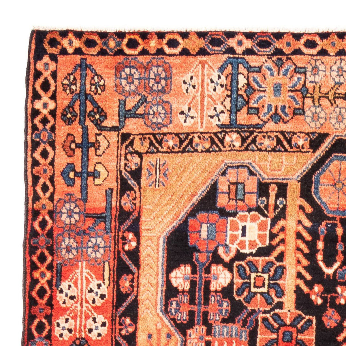 Perzisch Tapijt - Nomadisch - 275 x 153 cm - donkerblauw