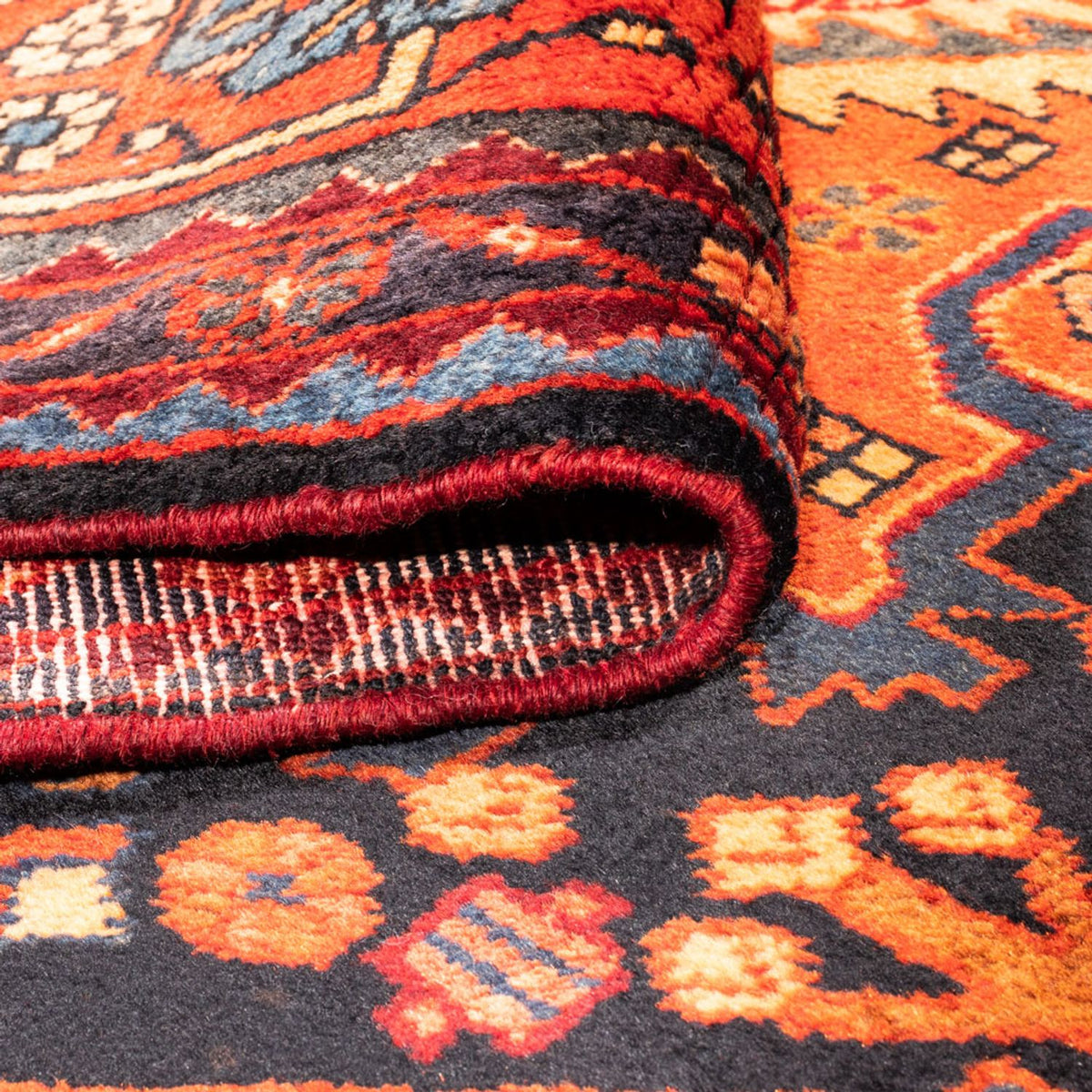 Perzisch Tapijt - Nomadisch - 310 x 160 cm - donkerblauw