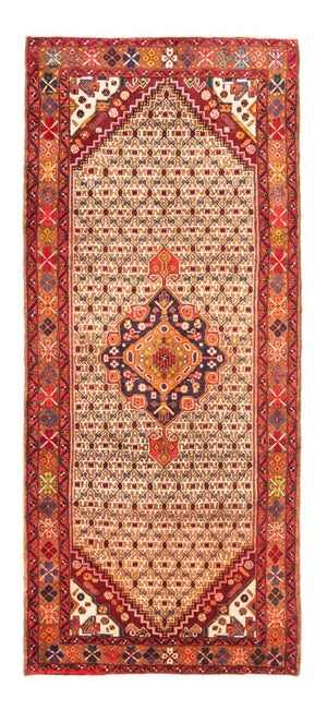 Loper Perzisch Tapijt - Nomadisch - 307 x 135 cm - donkerblauw