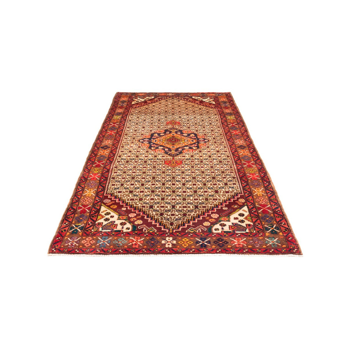 Loper Perzisch Tapijt - Nomadisch - 307 x 135 cm - donkerblauw