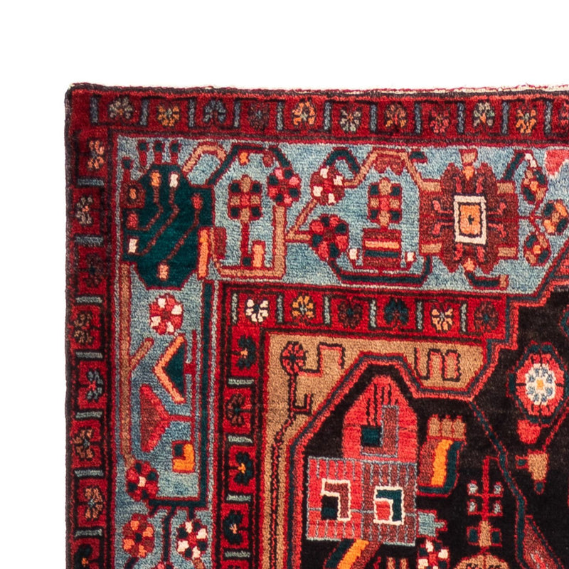 Loper Perzisch Tapijt - Nomadisch - 343 x 154 cm - donkerblauw