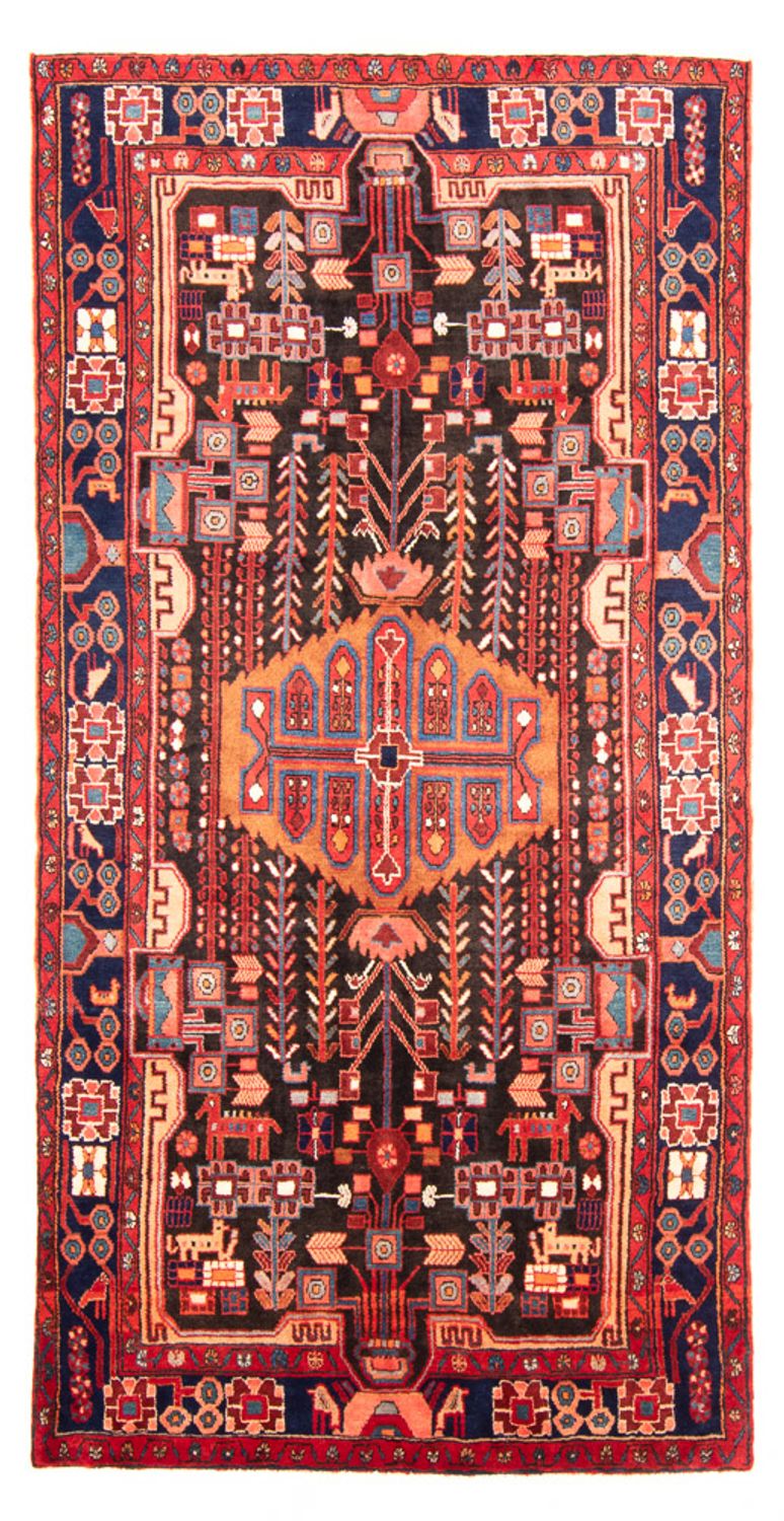 Perzisch Tapijt - Nomadisch - 280 x 150 cm - donkerblauw