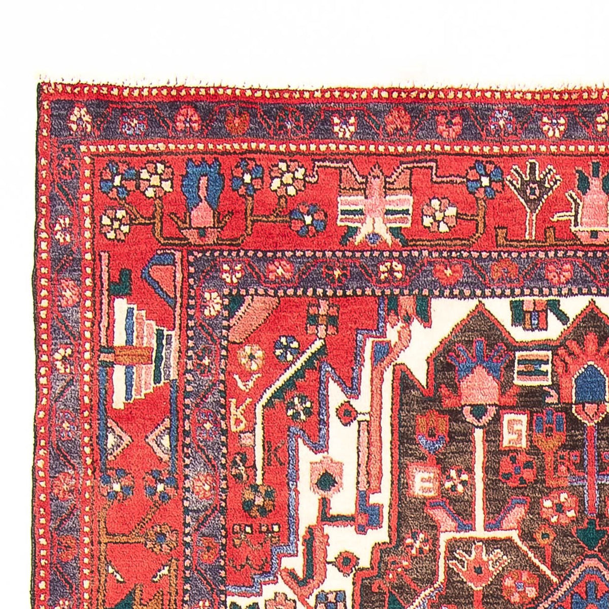 Perzisch Tapijt - Nomadisch - 280 x 150 cm - donkerblauw